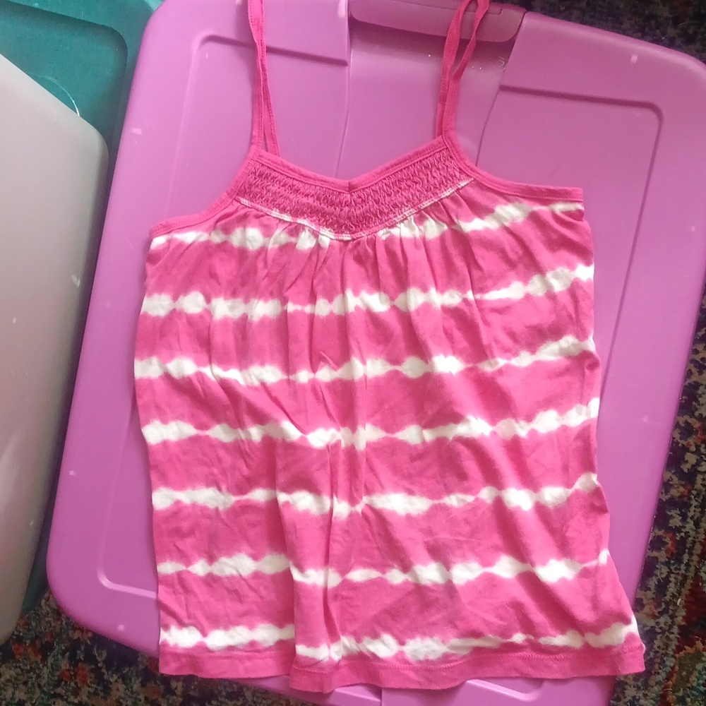 Gap tie-dyed striped tank top